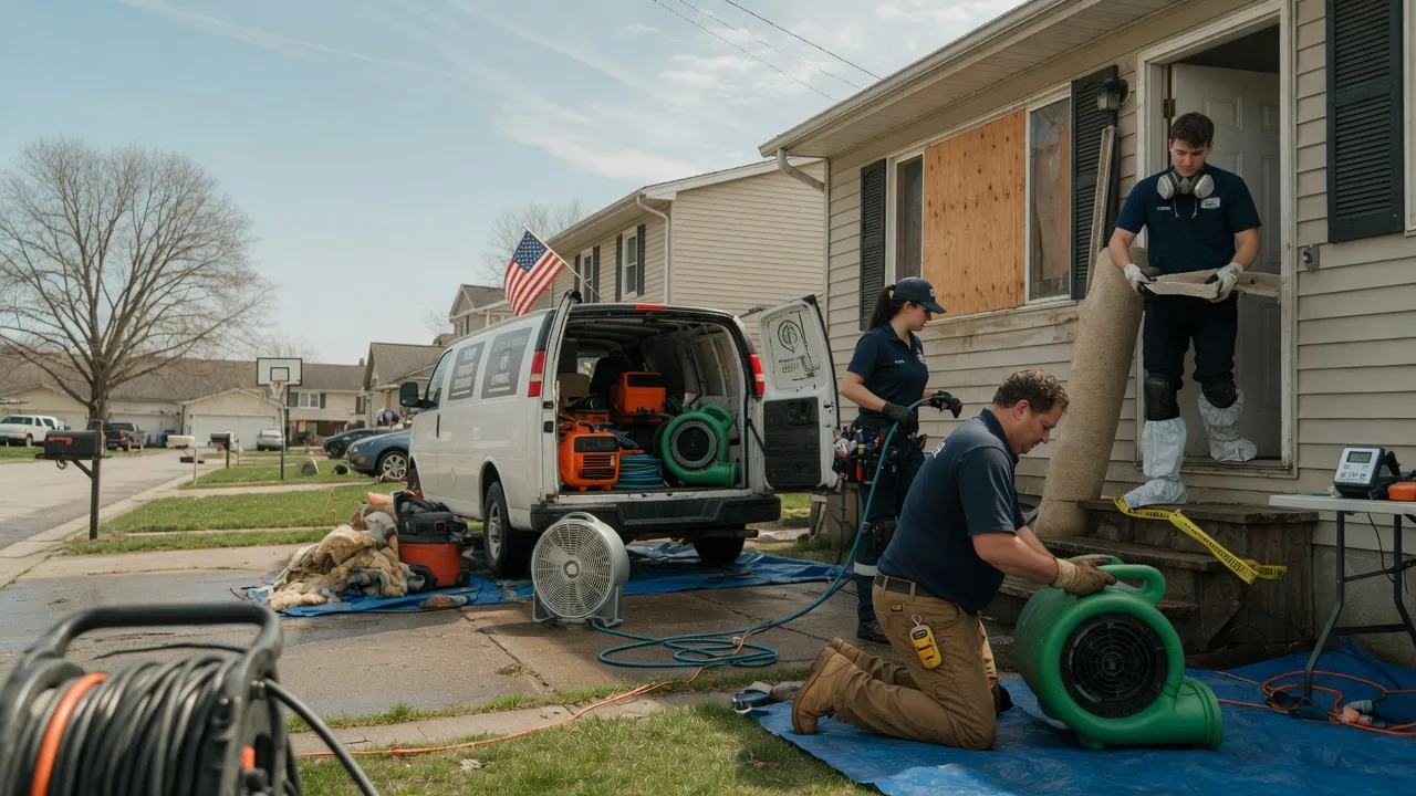 Water Damage Restoration in Cabins, WV near me